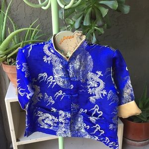 Traditional Chinese Gold Dragon Toddler Top